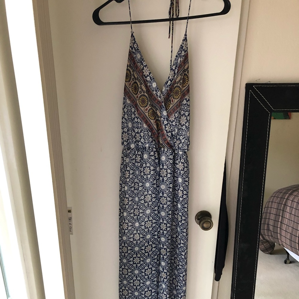 Psychedelic printed jumpsuit